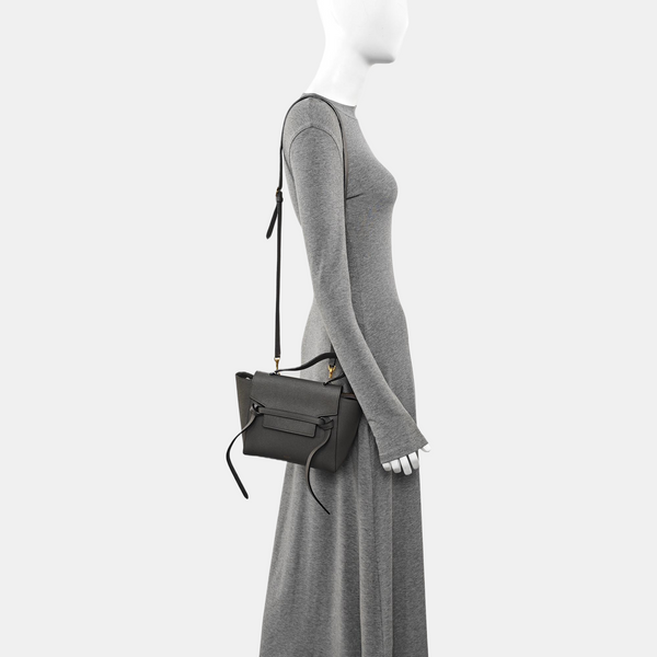 BELT Nano Calfskin Gray