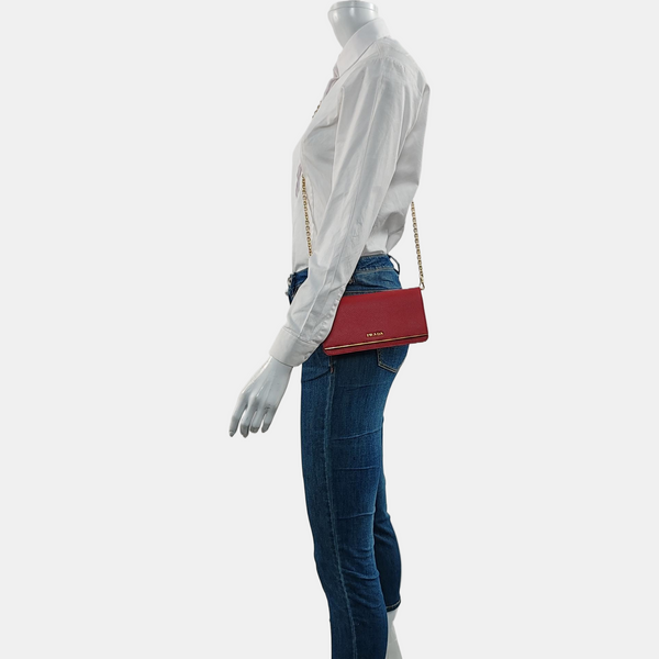 Saffiano Calfskin Red