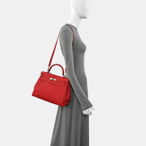 Kelly 32 Togo Red