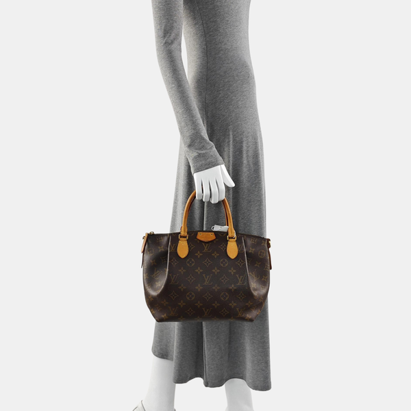 TURENNE Monogram Coated Canvas Brown
