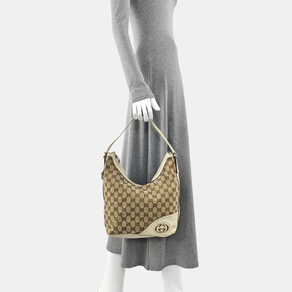 Monogram Canvas Top Handle Bag Brown