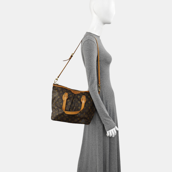 PALERMO PM Monogram Coated Canvas Brown