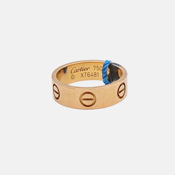 LOVE 18k Rose Gold Ring EU 51