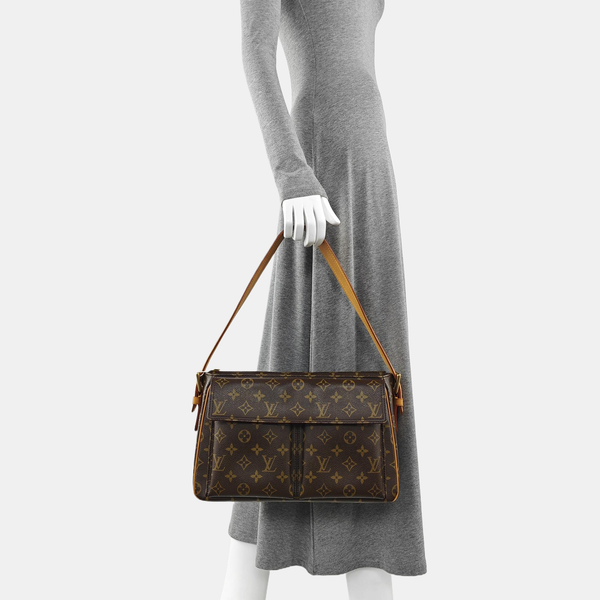 VIVA CITE Monogram Coated Canvas Brown