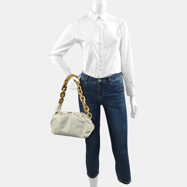 The Pouch Mini Calfskin White