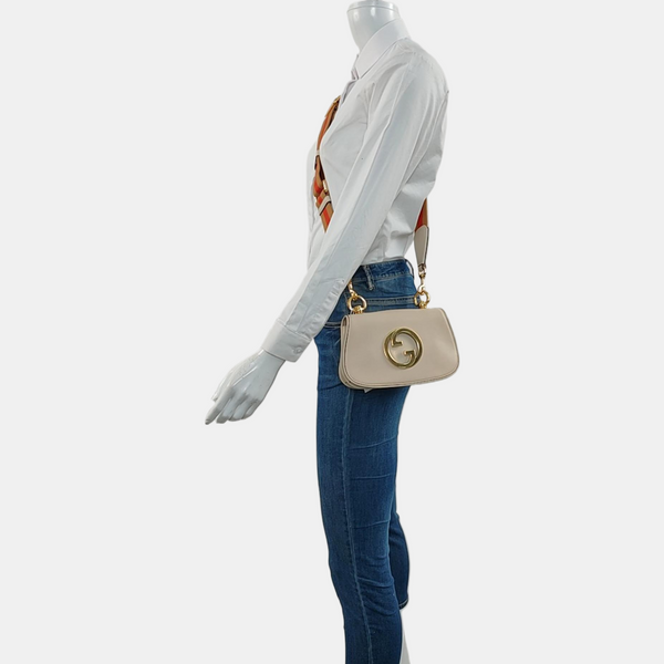 Blondie Mini Calfskin White