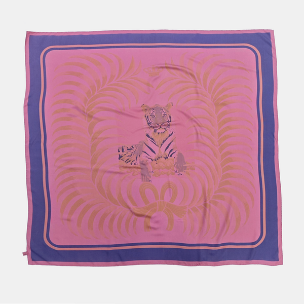 Purple Mulberry Silk Silk Scarf