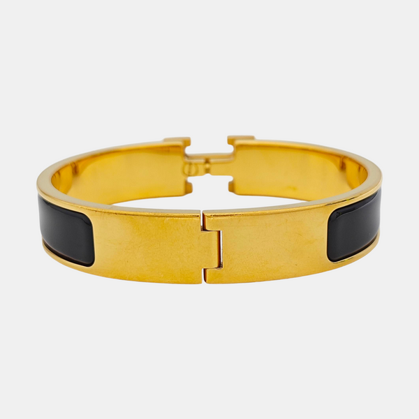 Clic H Metal Gold Bangle