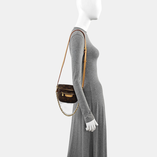 UTILITY Mini Monogram Coated Canvas Brown