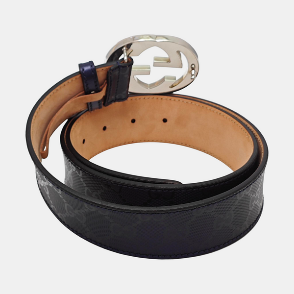 Leather Belt Purple