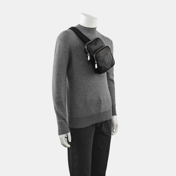 AMAZON Damier Graphite Coated Canvas Gray