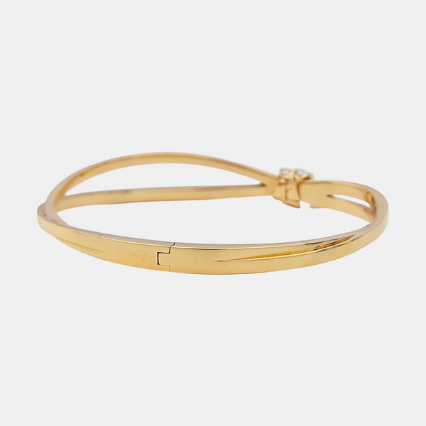 Liens Évidence 18k Rose Gold Bangle