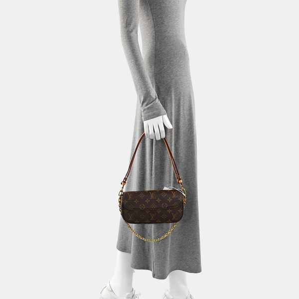 IVY Monogram Coated Canvas Brown