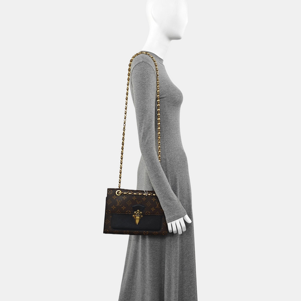 VICTOIRE Monogram Coated Canvas Brown