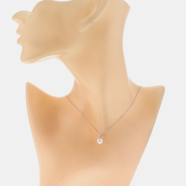 18k White Gold Silver Necklace
