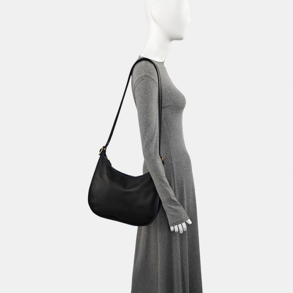 Calfskin Shoulder Bag Black