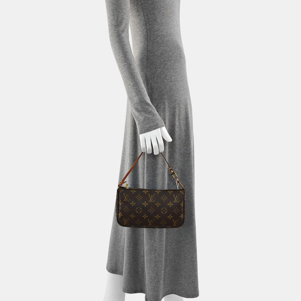 ACCESSOIRES Monogram Coated Canvas Brown
