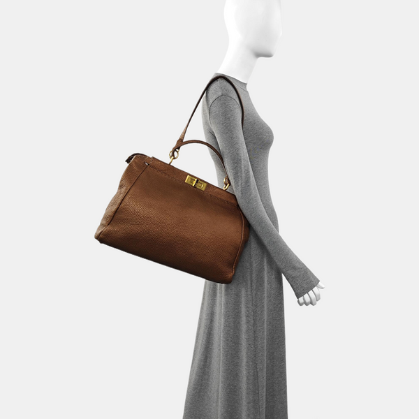 Peekaboo Calfskin Brown