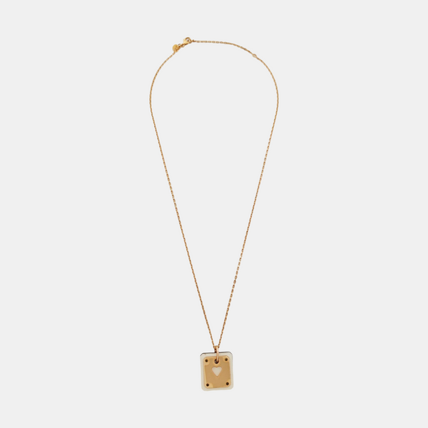 As De Coeur Metal Rose Gold Necklace