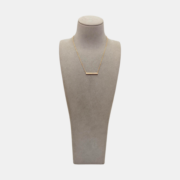 Ice Cube 18k Rose Gold Necklace