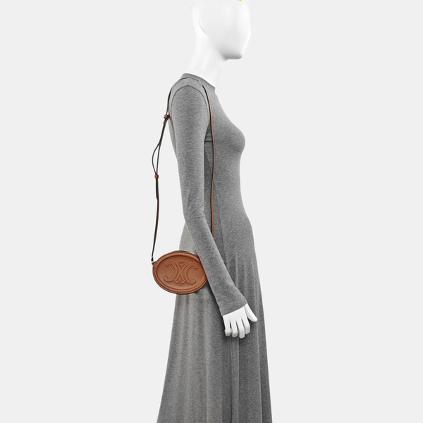 TRIOMPHE Small Calfskin Brown