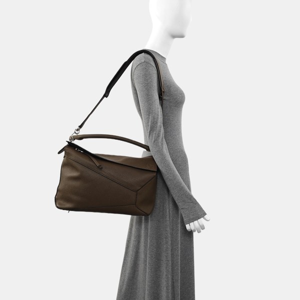 Puzzle Large Calfskin Brown