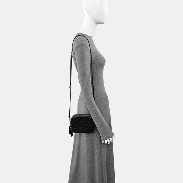 Calfskin Shoulder Bag Black