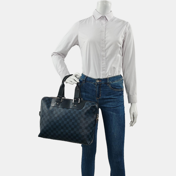 JOUR Damier Coated Canvas Blue