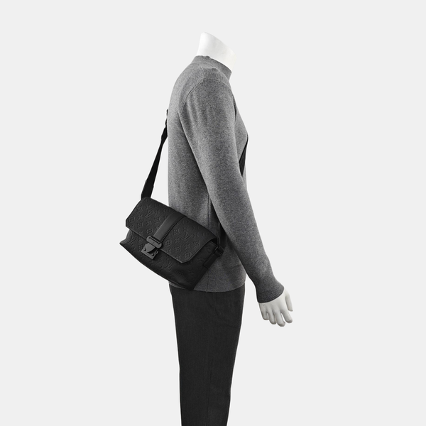 S-CAPE Monogram Calfskin Black