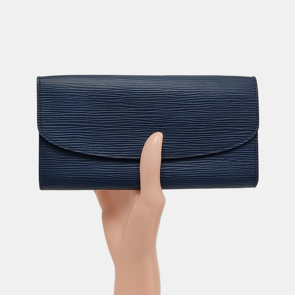 EMILIE Epi Blue Wallet
