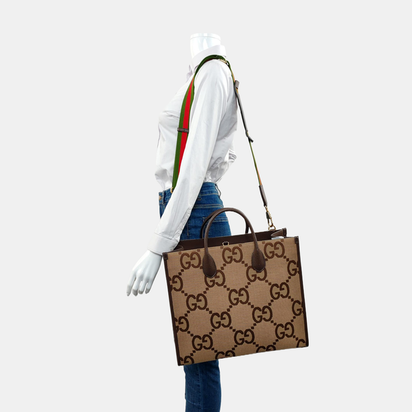 Jumbo Monogram Canvas Beige