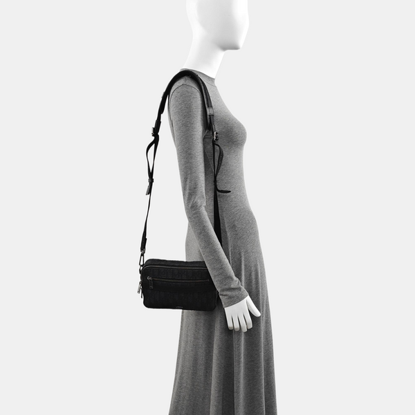 Safari Oblique Canvas Black