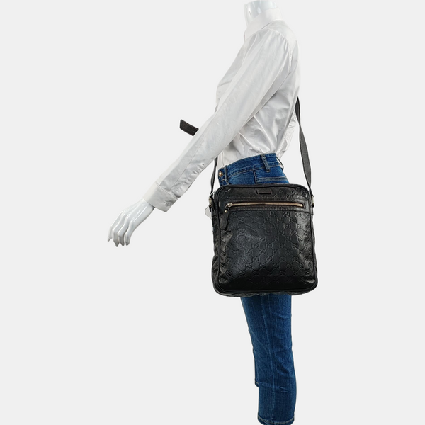 GG Imprime Monogram Calfskin Brown
