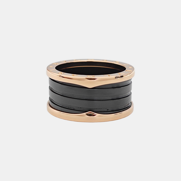 B.ZERO1 18k Rose Gold Ring EU 60