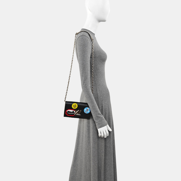 TWIST BELT Epi Black