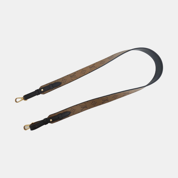 Coated Canvas Bag Strap Beige
