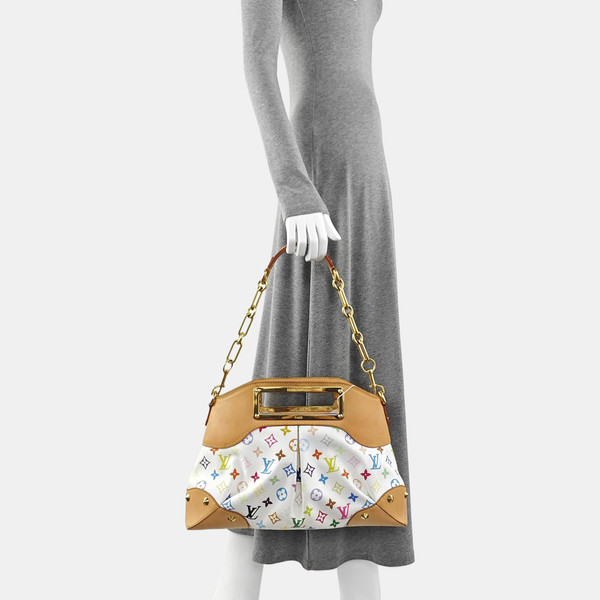 LV × TM JUDY MM Monogram Coated Canvas White