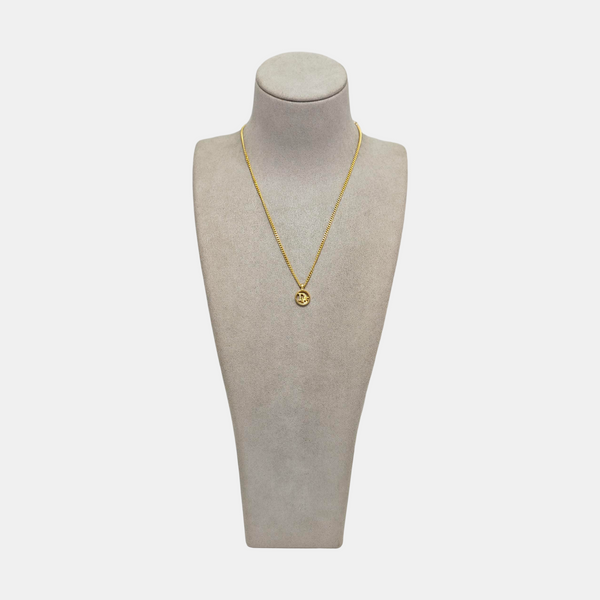 Dior Oblique Metal Gold Necklace