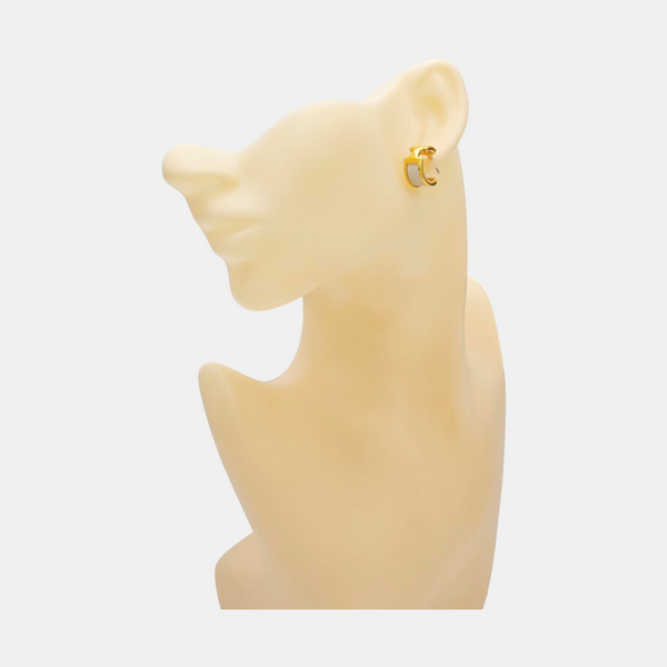 Metal Gold Stud Earrings