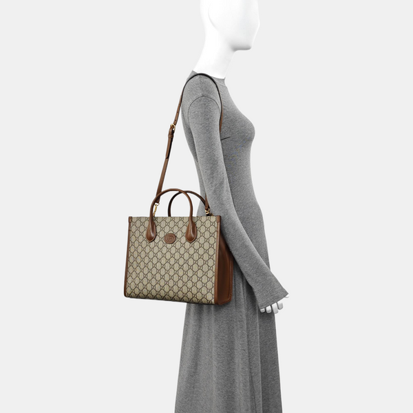 Retro Small Monogram Coated Canvas Brown