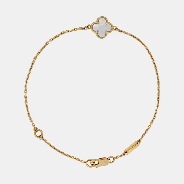 Sweet Alhambra 18k Gold Bracelet