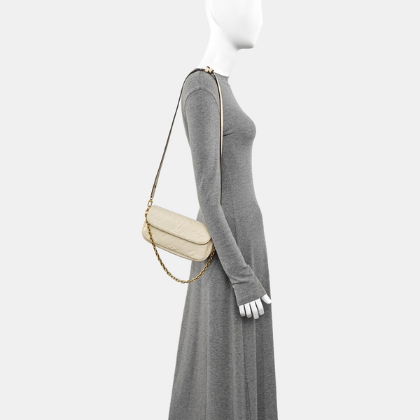 IVY Monogram Calfskin Beige