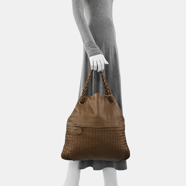 Calfskin Tote Bag Brown