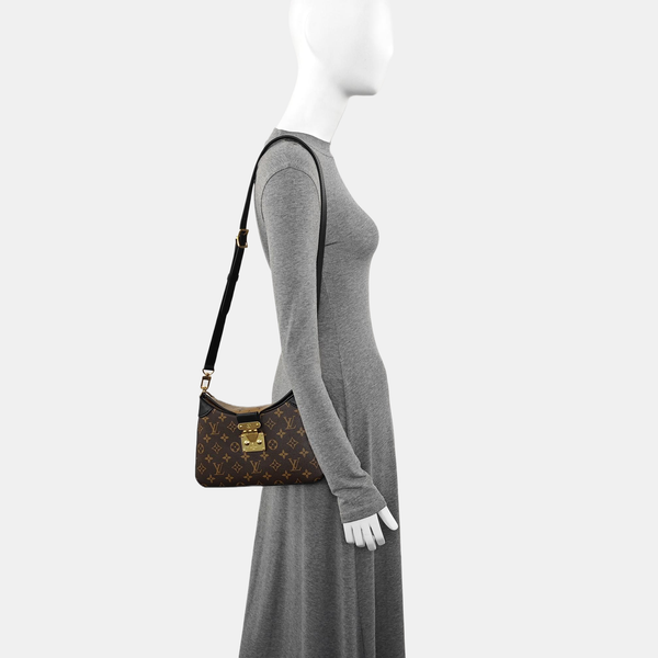 TWINNY Monogram Coated Canvas Brown