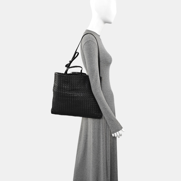 Calfskin Tote Bag Black
