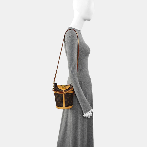 DUFFLE Monogram Coated Canvas Brown