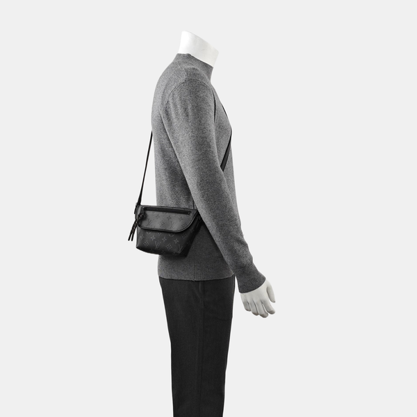 PULSE Mini Monogram Coated Canvas Black