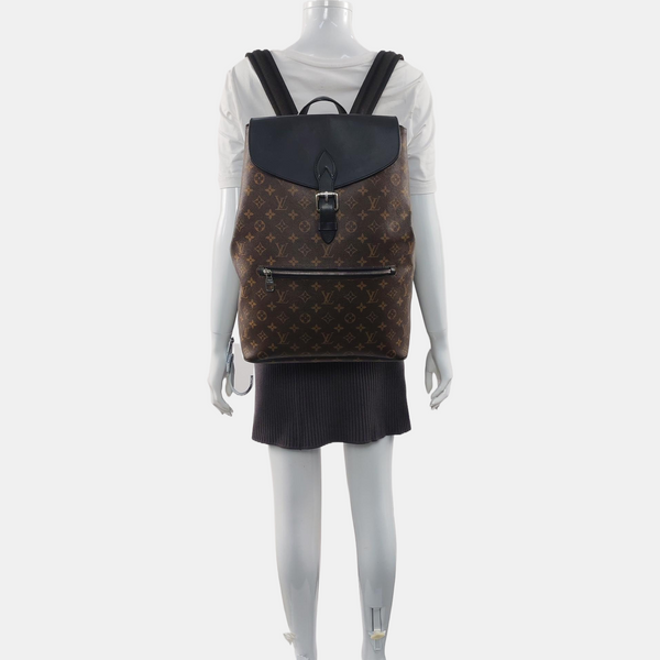 PALK Monogram Coated Canvas Brown
