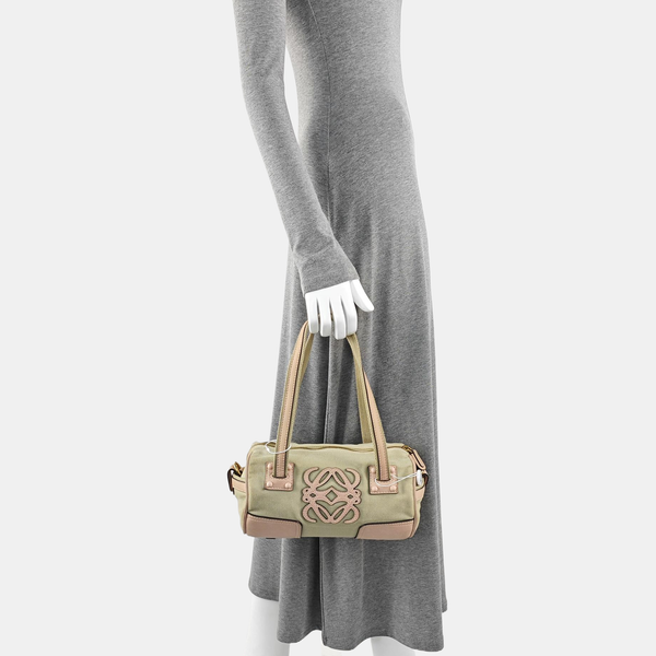 Canvas Shoulder Bag Beige