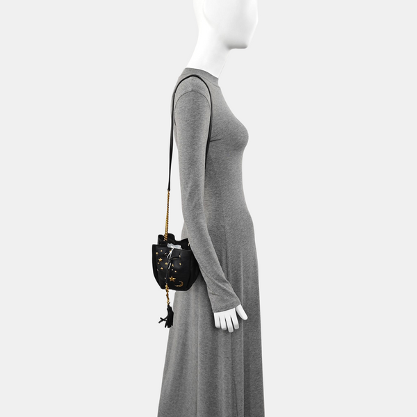 Calfskin Bucket Bag Black